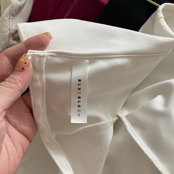 White Blue Blush Dress! - Picture 5 of 6